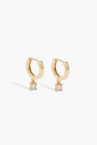 Gold Ava Mini Crystal Earring Earrings Country Road