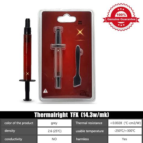 Thermalright Tfx Thermal Grease Desktop Notebook Thermal Grease G