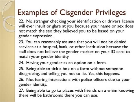 Examining Heterosexual And Cisgender Privilege