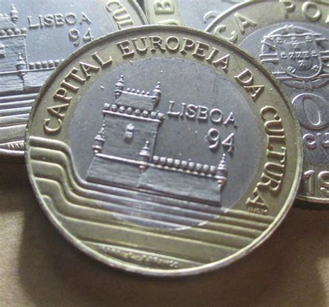 PORTUGAL 200 ESCUDOS BI METALLIC LISBON EUROPEAN CULTURE CAPITAL 1994