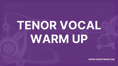 10 Minute Tenor Male Daily Vocal Workout Expand Your Range Sing