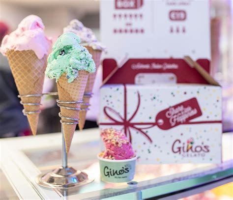 Gino’s Gelato Gift Boxes at Home