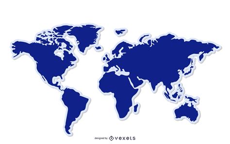 World map Vector & Graphics to Download