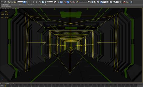 科幻室内场景太空船低多边形3D模型 3D模型 10 max 3ds dae dwg w3d stl obj