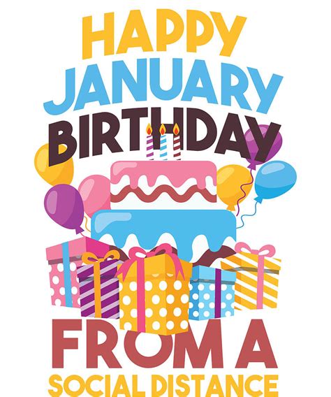 January Birthday Clipart