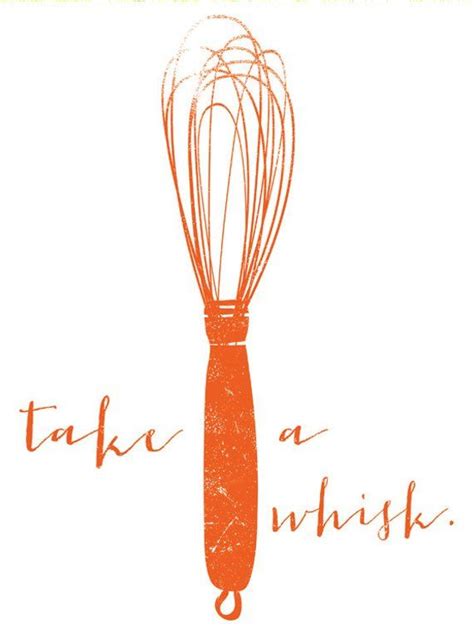 Take A Whisk Graphic Culinary Art Illustration Signed Artists Print 12