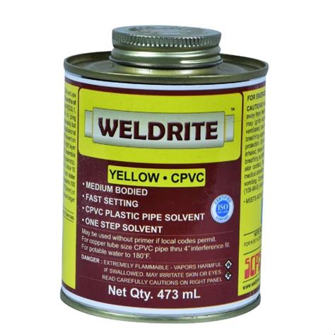 Weldrite Yellow Medium Cpvc Solvent Cement Rs Can Sindhu