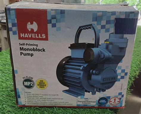 Manual Havells Self Priming Monoblock Pump Color Blue At Rs