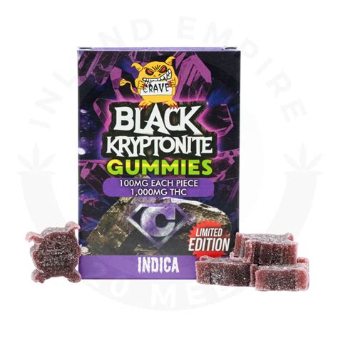 Crave Meds Black Kryptonite Gummies Ie 420 Meds