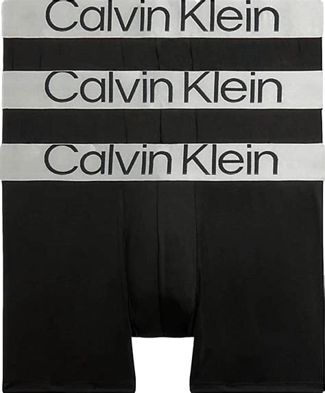 Calvin Klein Boxer Briefs 3 Pack Black • Priser