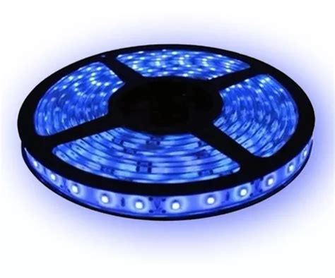 Tira De Led Azul Rollo X 5mts 5050 Exterior 12volts Mercadolibre