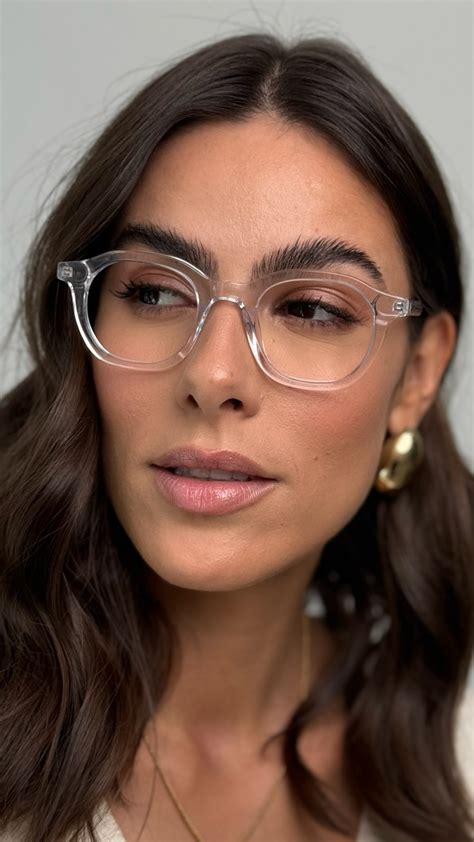 Óculos de Grau Armação Feminino Quadrado Harper Transparente Acetate