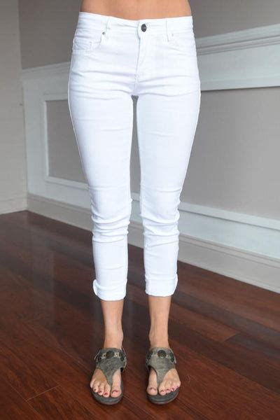 White Jeggings The Pulse Boutique