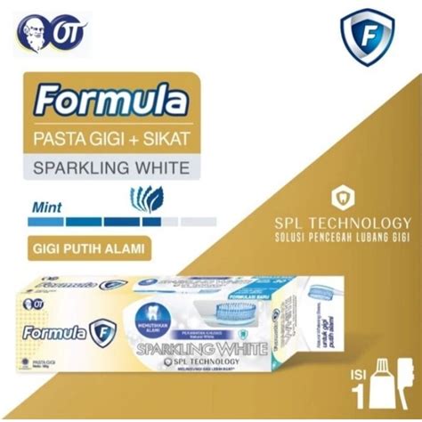 FORMULA TOOTHPASTE PASTA GIGI FORMULA PASTA GIGI SPARKLING WHITE