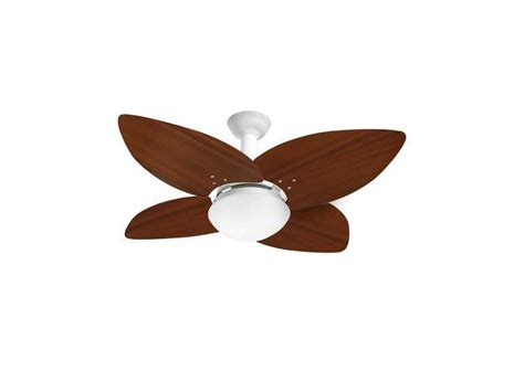 Ventilador De Teto Jet Aspen Venti Delta Branco 4Pás Rádica Mogno Co