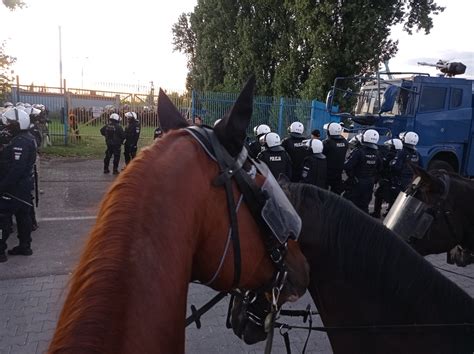 Cz Stochowska Konna Zabezpiecza Wydarzenia Na L Sku Policja Konna