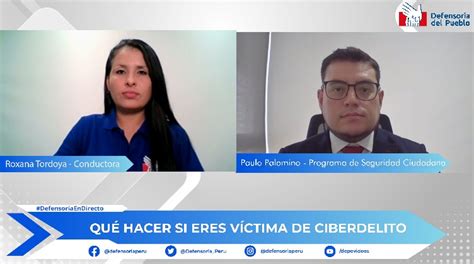 Defensoría Perú on Twitter EnVivo En DefensoríaEnDirecto hablamos