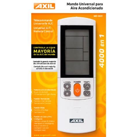 Mando A Distancia Universal Axil Para Aire Acondicionado De Axil