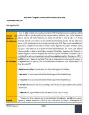 NR 505 Week 7 Proposal For EB Practice Intervention LRivera Docx