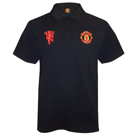 Manchester United FC Official Football Gift Mens Crest Polo Shirt EBay