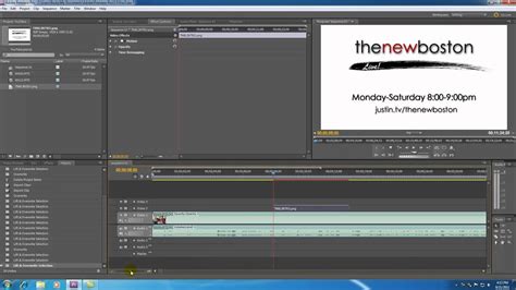 Adobe Premiere Pro Tutorial 4 The Timeline Youtube