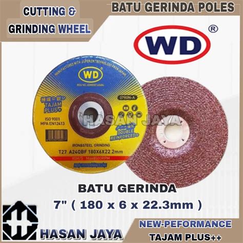 Jual Batu Gerinda Poles Wd X Mm Mata Gerinda Poles Asah Tebal