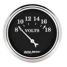 2 1 16 VOLTMETER 8 18V AIR CORE OLD TYME BLACK