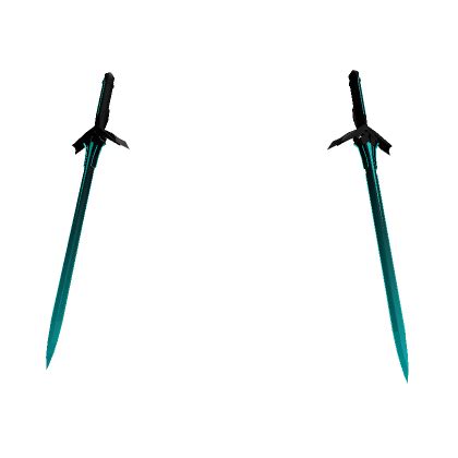 Blue Void Floating Dual Swords Cartoony Outline Roblox Item Rolimon S