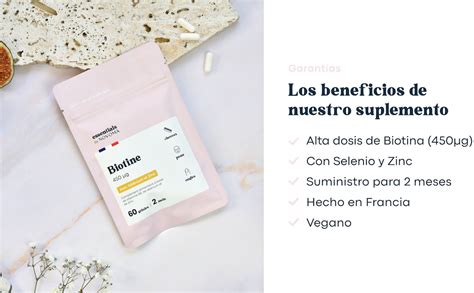 Biotina Zinc Selenio Alta Dosis De Biotina Para El Cabello Piel Y