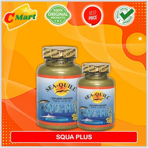 Jual Sea Quill Squa Plus Isi Kapsul Sea Quill Jantung