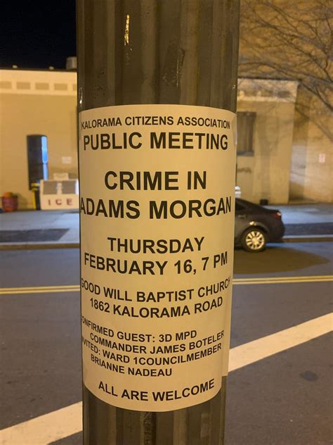 Crime in AdMo meeting with 3D police commander present : r/washingtondc