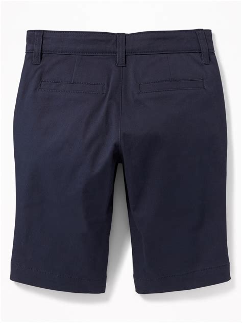 Uniform Skinny Twill Bermudas For Girls Old Navy