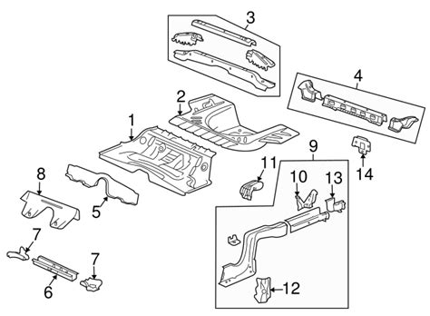 Cadillac Cts Oem New Gm Cadillac Cts Rear Center Upper