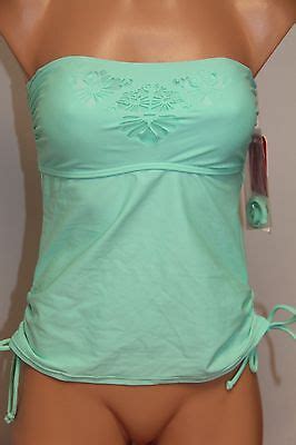 NWT Hula Honey Swimsuit Bikini Tankini Top Sz S Strap EBay