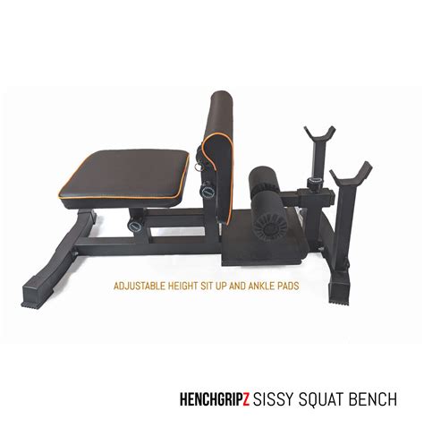 Henchgripz Sissy Squat Bench Machine Preacher Curl Crunch Abs Leg Extension Ebay