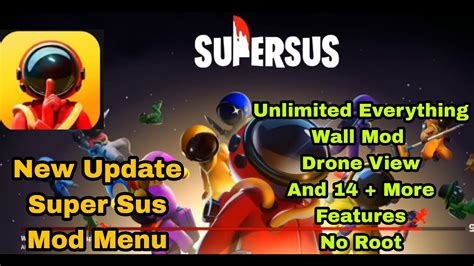 New Update Super Sus Mod Menu V Apk Everything Unlimited