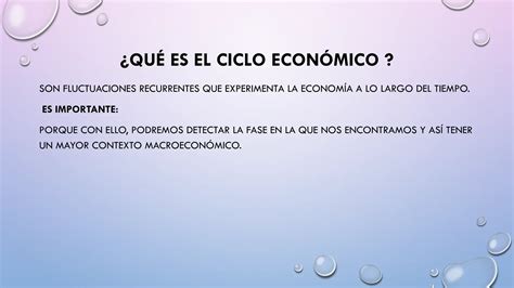 CICLO ECONOMICO FASES DEL CICLO ECONOMICO Pptx