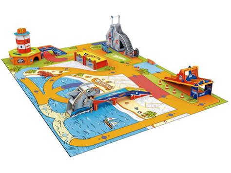 Playset Cidade Hot Wheels Tubarão Xalingo Peças Playsets Magazine Luiza
