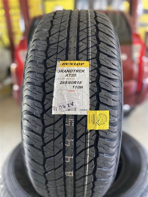 Lốp ô Tô 26560r18 Dunlop Grandtrek At20 Nhật Bản