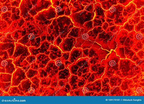 Magma Background, the Red Crack Abstract for Background. Stock Image ...