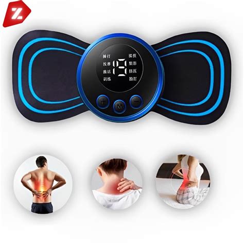 Mini Massageador Elétrico Portátil Cervical Ems Alivia Dores Corpo