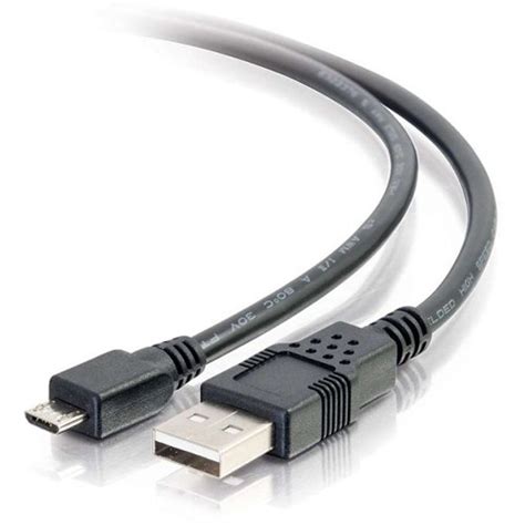 C2g Cg27366 Usb 20 To Micro B Cable Mm 98 3m Black