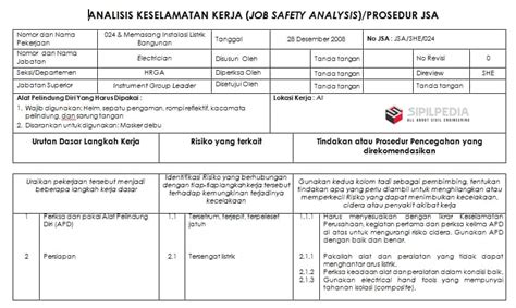 Analisis Keselamatan Kerja Memasang Instalasi Listrik Bangunan Sipilpedia