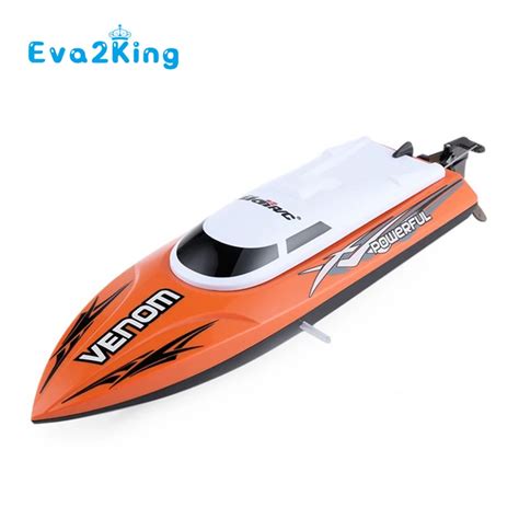 Eva King Hot Sale High Quality Mini Rc Speedboat Orange Mini Rc Boats