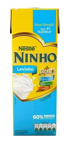 Leite Uht Semidesnatado Nestl Ninho Levinho Forti Caixa Tampa L