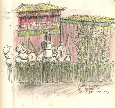 Forbidden City Sketch at PaintingValley.com | Explore collection of Forbidden City Sketch