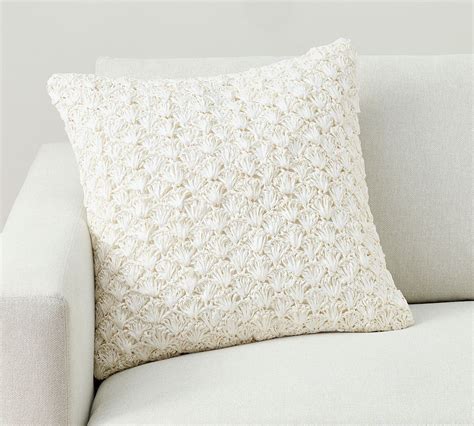 Shell Crochet Pillow Pottery Barn