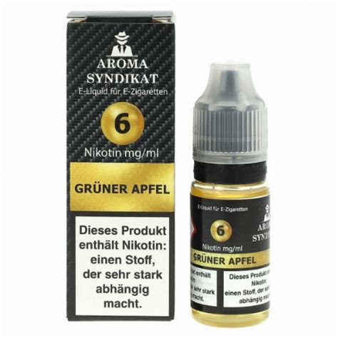 Aroma Syndikat Gr Ner Apfel Liquid Mg Jetzt Online Kaufen