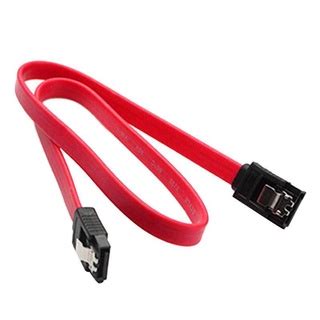 Cabo SATA De Dados 50cm Vermelho Trava 6Gb S SATA 3 Shopee Brasil