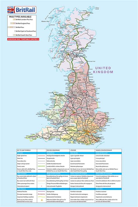 Railway Map - BritRail